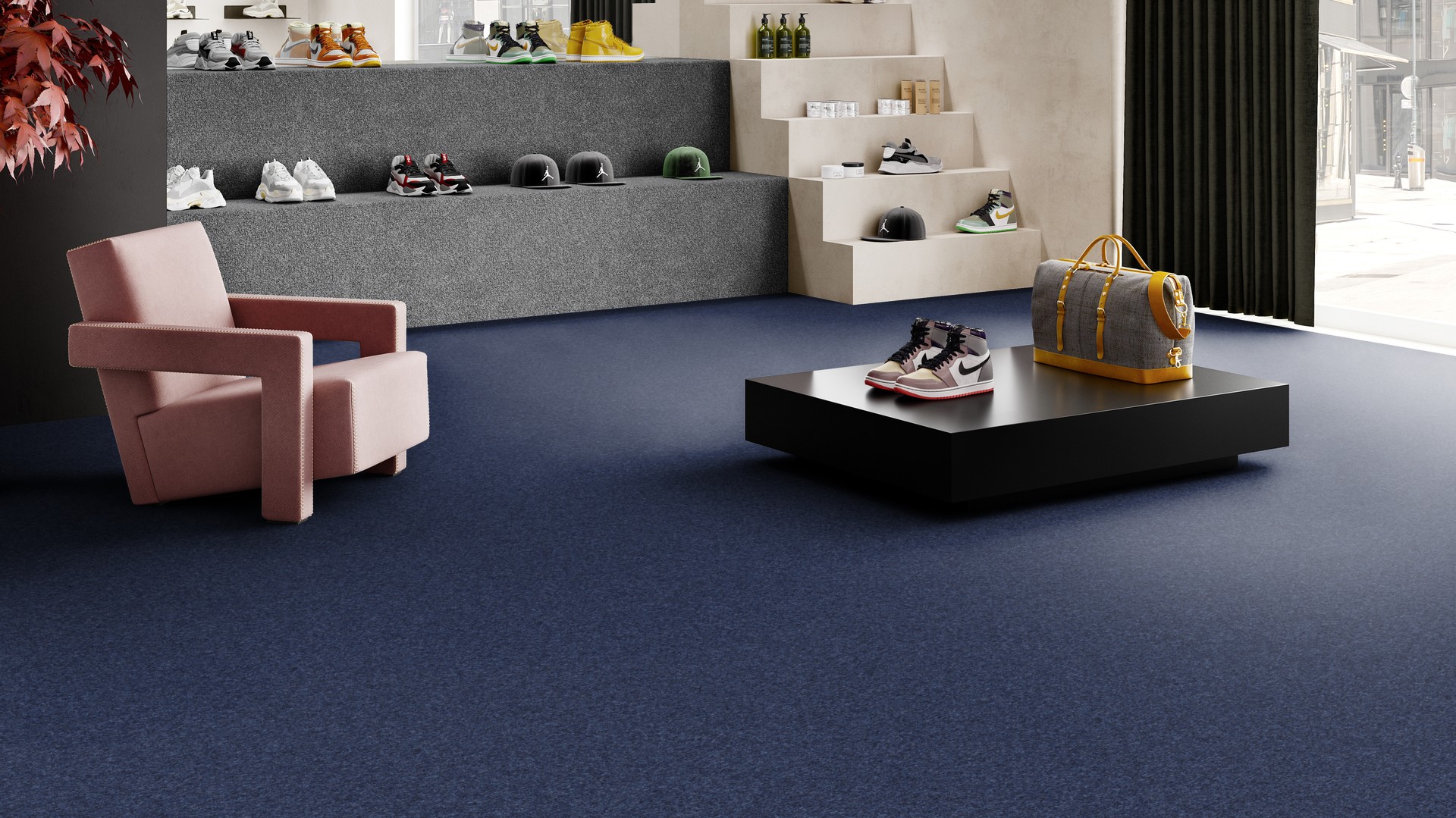 Ковролин Associated Weavers Медуза цвет 77 Royale 1000×4000×5,2 фото в интерьере